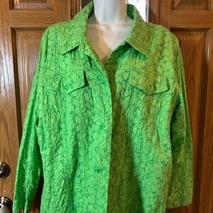 The Quaker Factory Green Women's Jacket 1X